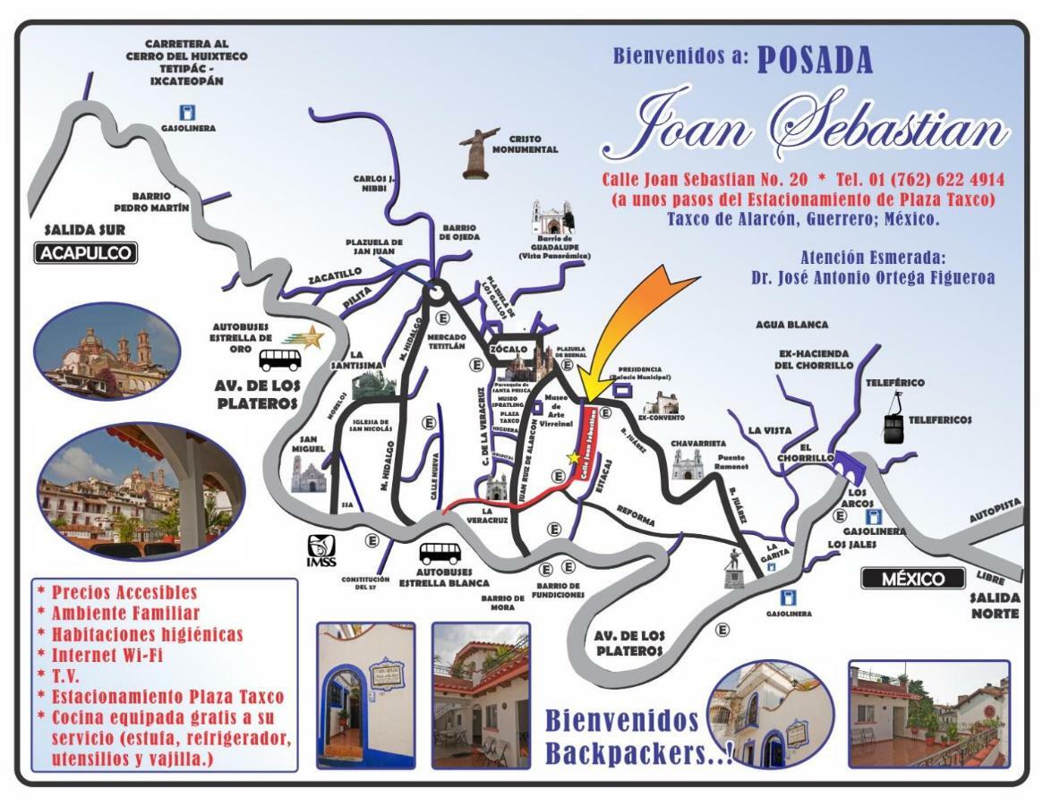 Posada Joan Sebastian Taxco de Alarcon Zewnętrze zdjęcie